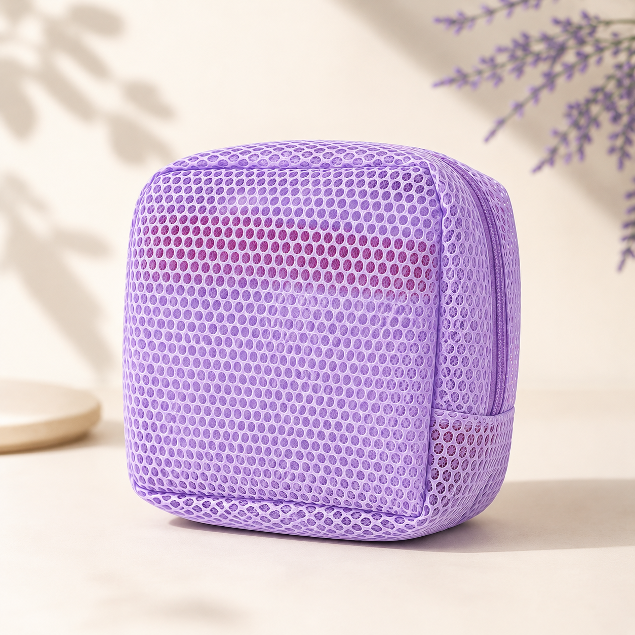 Mesh Travel Cosmetic Organizer Bag