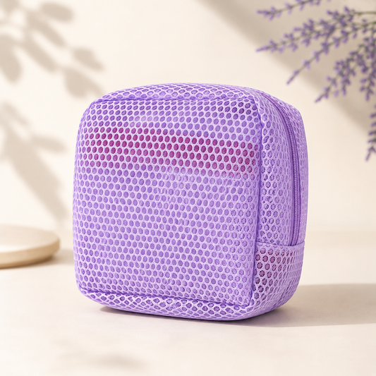 Mesh Travel Cosmetic Organizer Bag