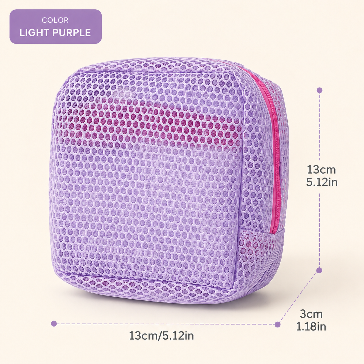 Mesh Travel Cosmetic Organizer Bag