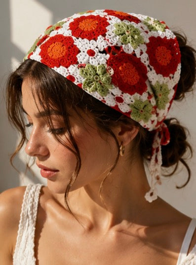 Bouvelle™ Handmade Crochet Headscarf