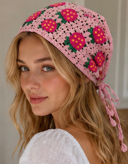 Bouvelle™ Handmade Crochet Headscarf