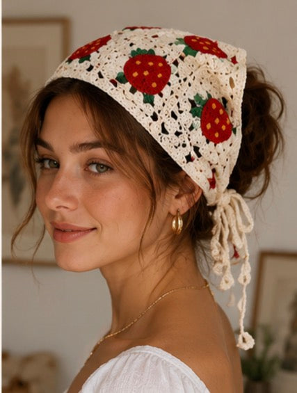 Bouvelle™ Handmade Crochet Headscarf