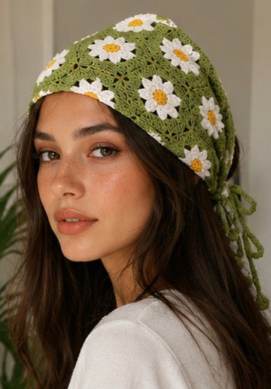 Bouvelle™ Handmade Crochet Headscarf